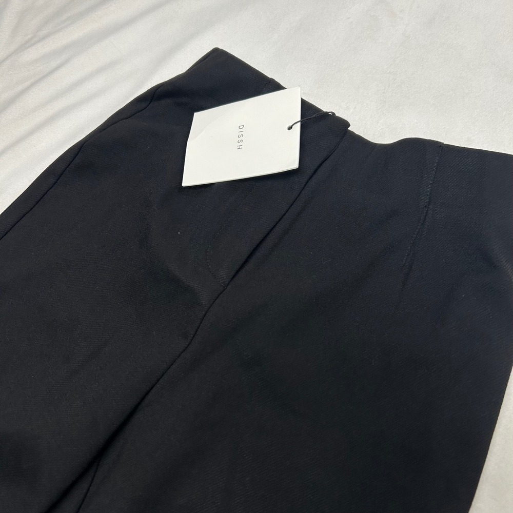 DISSH Demi Black Capri Pant Womens Size 6 Cropped Trousers NWT